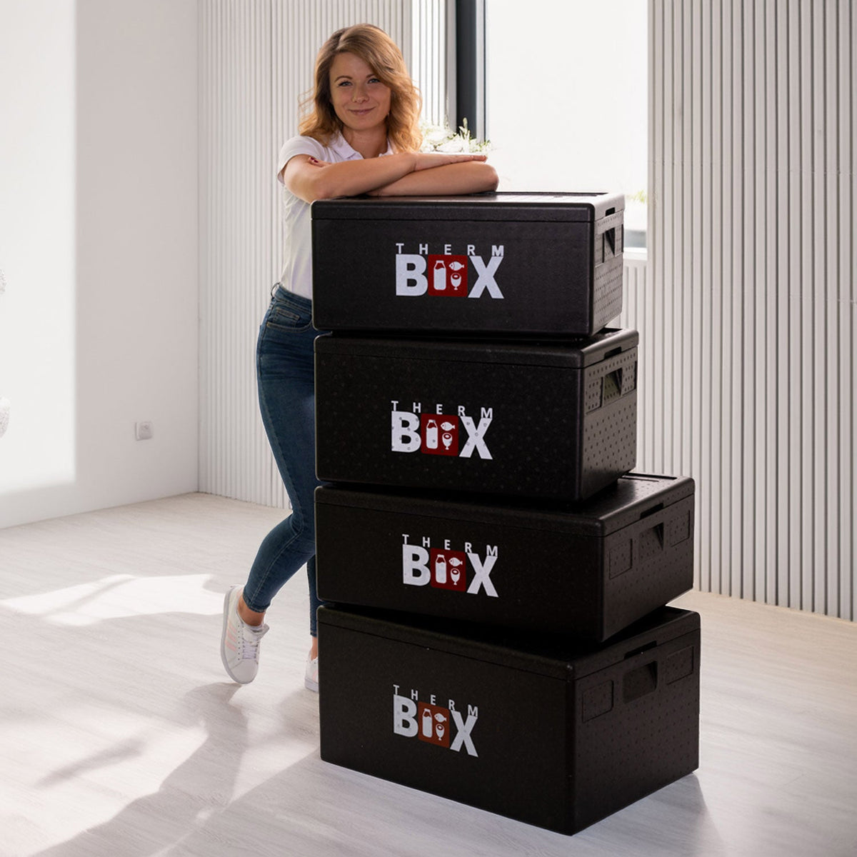 Schwarze Profi Boxen