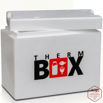 THERM BOX 7WH Styroporbox 7 Liter Innen 28x12x21cm Wandstärke: 3cm