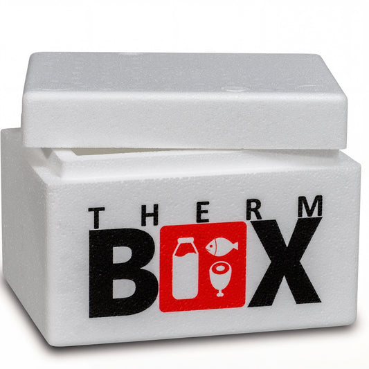 THERM BOX 4W Styroporbox 3,6 Liter Innen: 20x15x12cm Wandstärke: 3cm