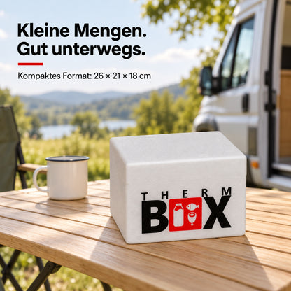 THERM BOX 4W Styroporbox 3,6 Liter Innen: 20x15x12cm Wandstärke: 3cm