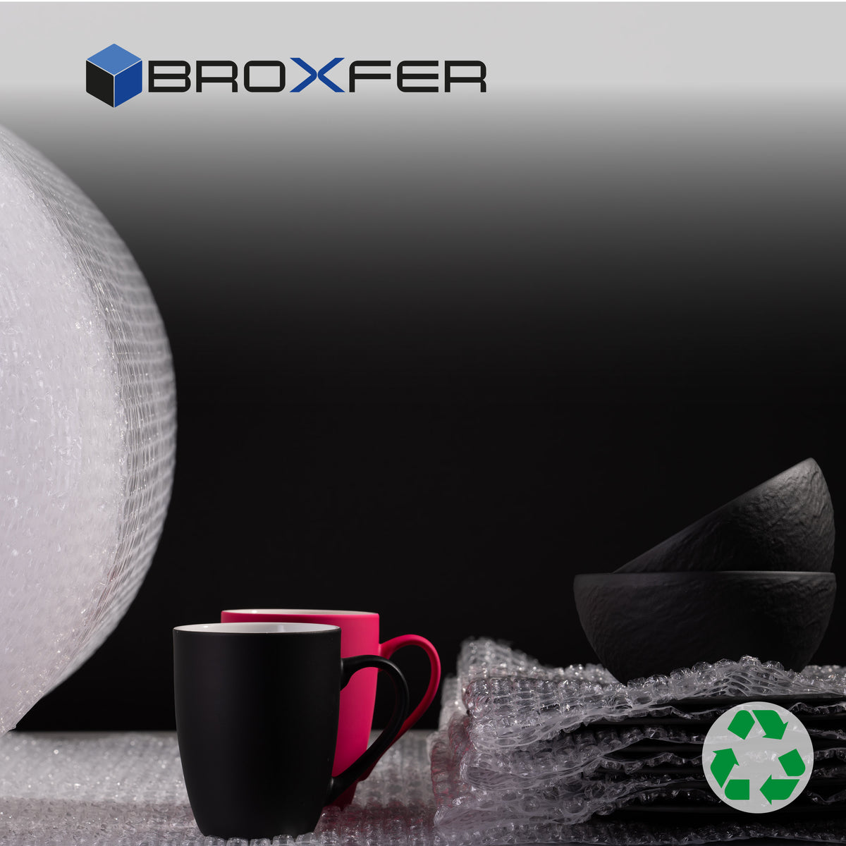 Broxfer Bubble Wrap Roll 30cm x 50m Packing Material for Moving / Shipping 2-ply BWP perforated